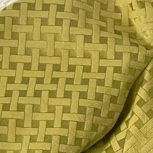 Chico's Textured Fabric Chic One Button Jacket Two Toned Lime Green Sz 1